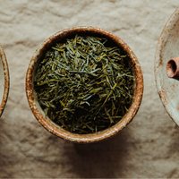 Loose-leaf sencha green tea